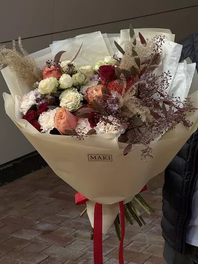 Купить Сборный букет "Дыхание осени" с бесплатной доставкой по городу Томск