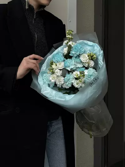 Доставка Сборный букет "Морская пена" в Томске