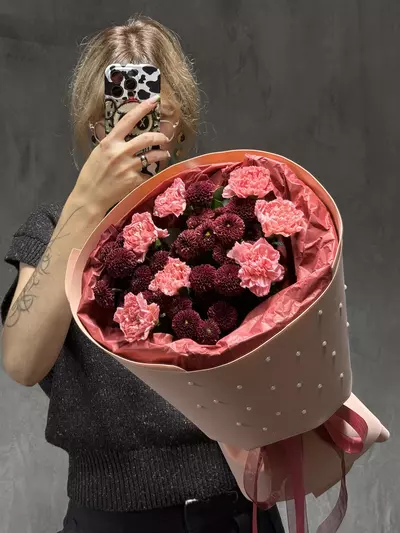 Купить букет "Вкус граната" с доставкой в Томске