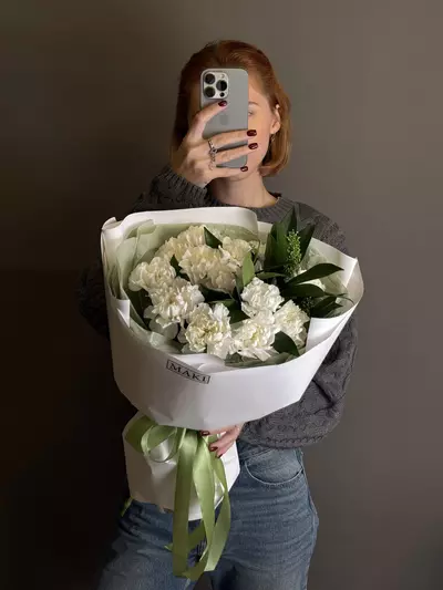 Купить букет "Чистый холст" в Томске