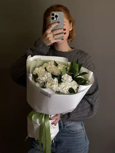 Купить букет "Чистый холст" с доставкой в Томске