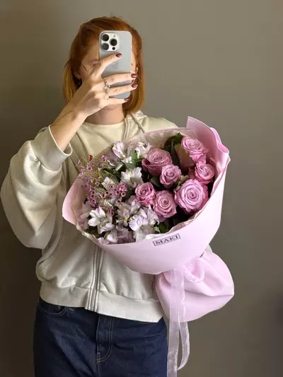 Купить букет "Черничный мусс" в Томске