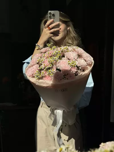 Купить букет "Розовый ситец" в Томске