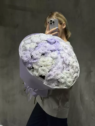 Купить букет из кустовых хризантем в Томске