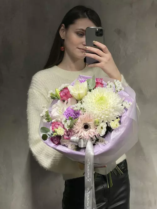 Купить Сборный букет "Мон Амур"  в Томске