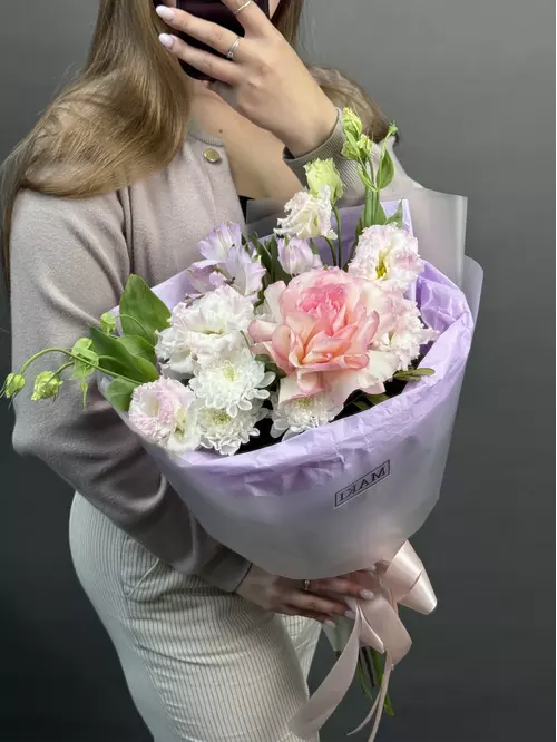 Купить Сборный букет "Нежный лепет" в Томске
