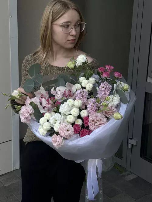 Купить Сборный букет «Сливочная феерия» в Томске