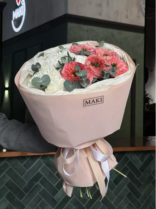 Купить букет "Коралловое облако" с доставкой в Томске