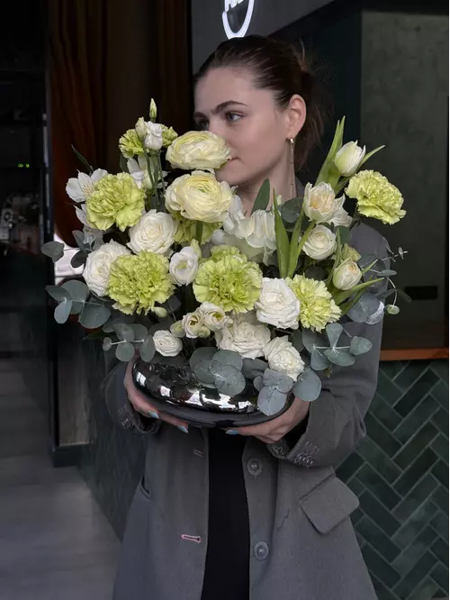 Доставка интерьерной композиции "Morning freshness" в городе Томск