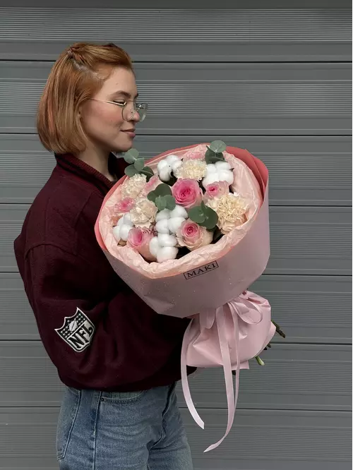 Купить букет "Хлопковый шелест" в Томске