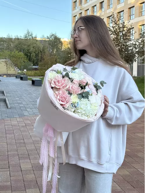 Купить букет "Зефирный шелк" в Томске