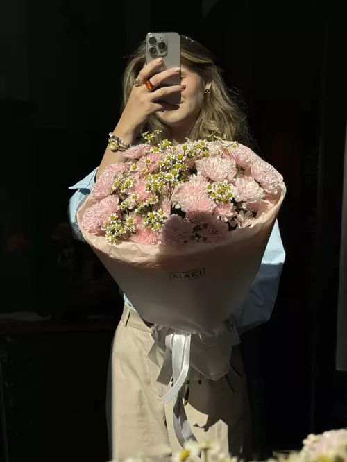 Купить букет "Розовый ситец" в Томске